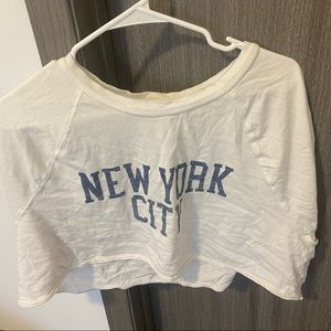 New York crop top